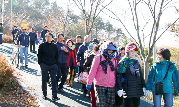 사람과 자연이 공존하는 물무산행복숲!